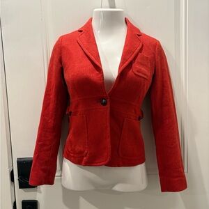 J. Crew Vibrant Red Women's Blazer
